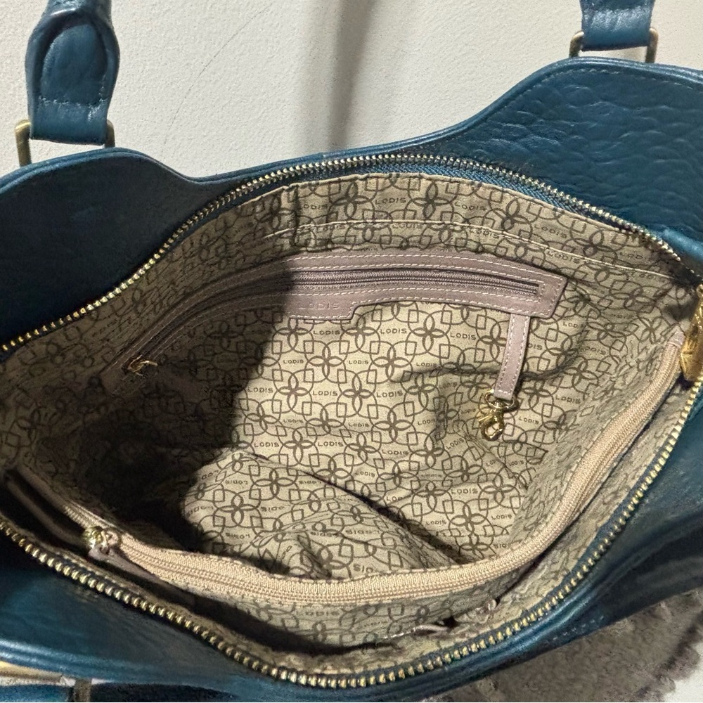❤️Lodis by Vince Camuto Teal Handbag - Picture 8 of 8